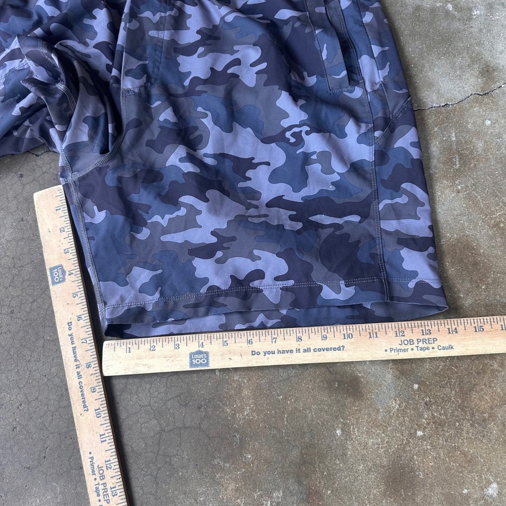 Birddogs Gym Shorts Mens 3XL Grey Camo Excellent Lined Athletic Performance - Picture 6 of 6
